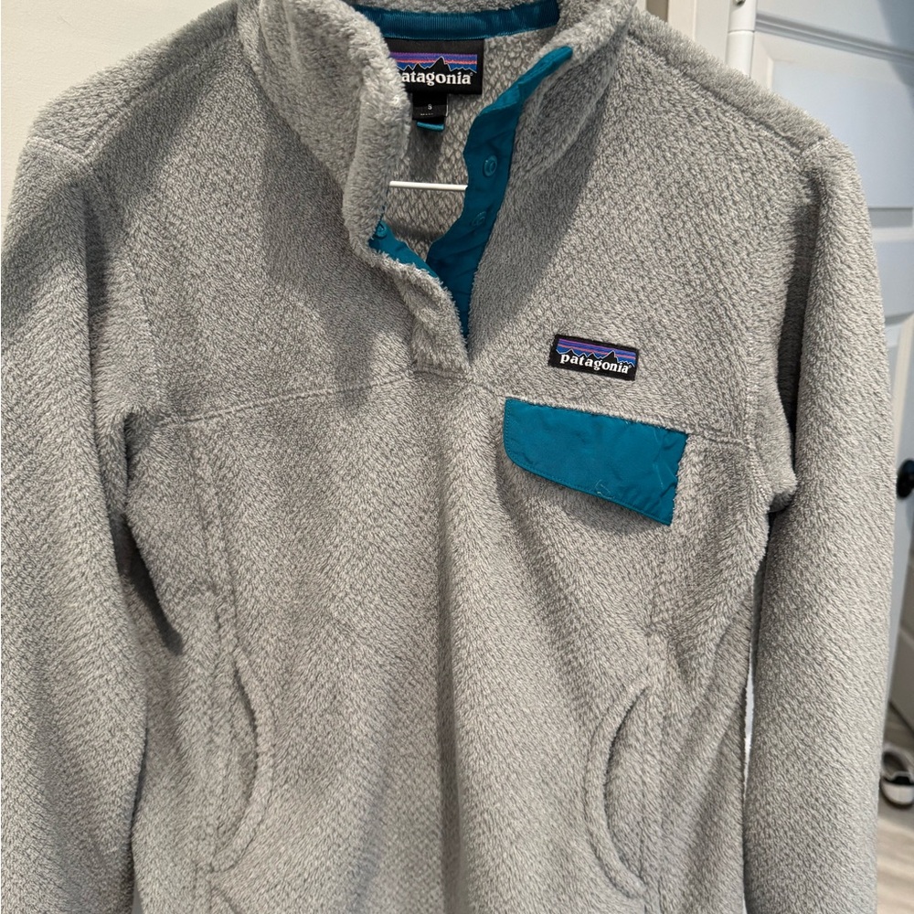 Patagonia Gray Fleece Pullover